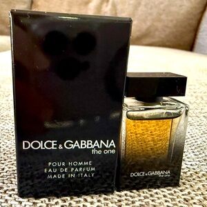 Dolce & Gabbana Men’s The One Pour Homme Eau de Parfum Miniature 5ml New